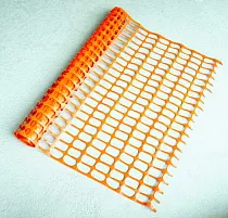Пластиковое сетчатое ограждение АО-90-1,2-50 (оранжевый)