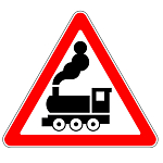 Какие знаки устанавливаются перед железнодорожным переездом?